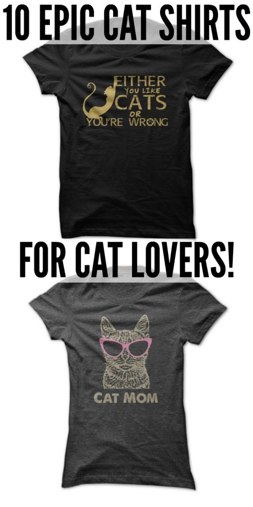 10 Epic Cat Shirts for Cat Lovers