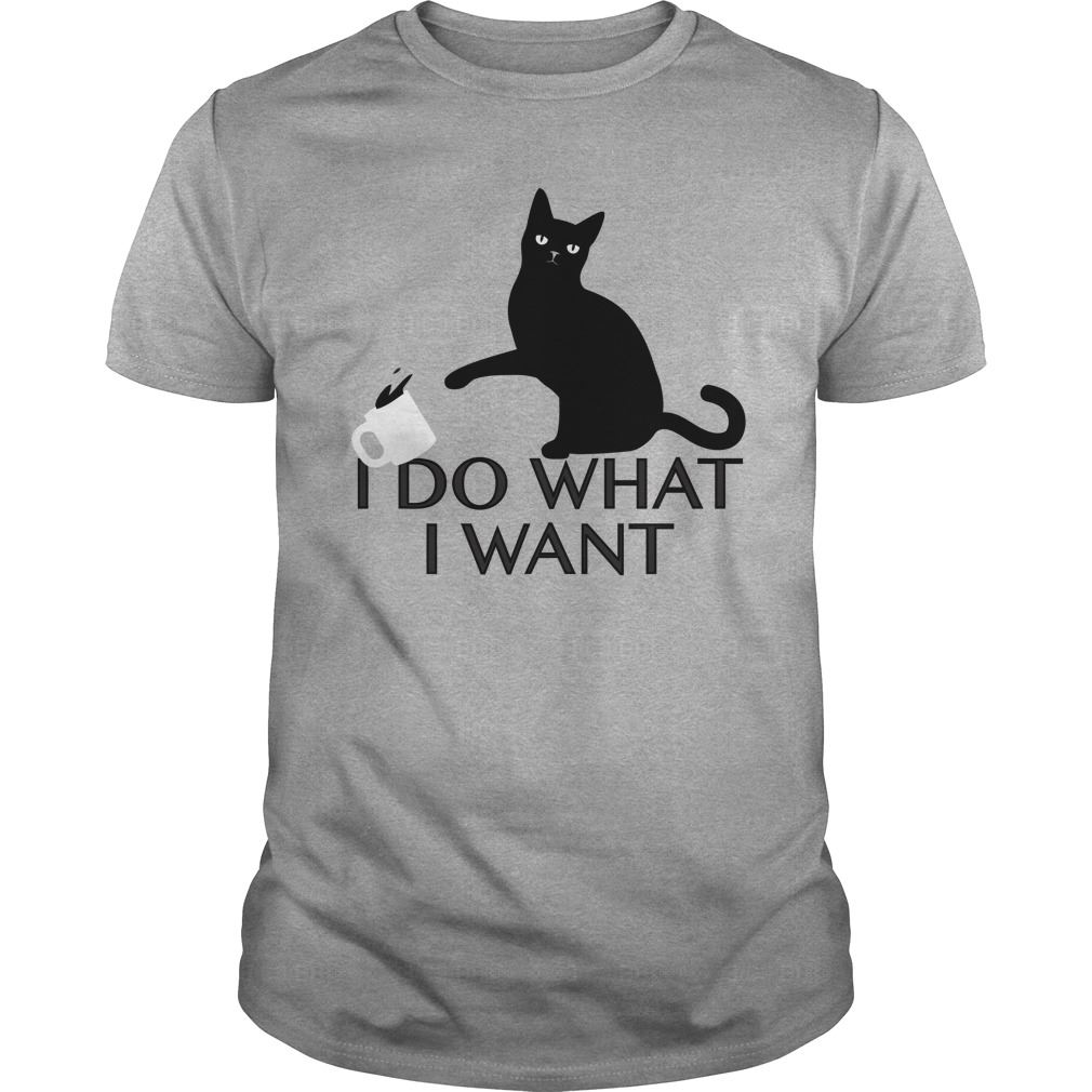 I do what I want - Crazy Cat Lady cat shirts